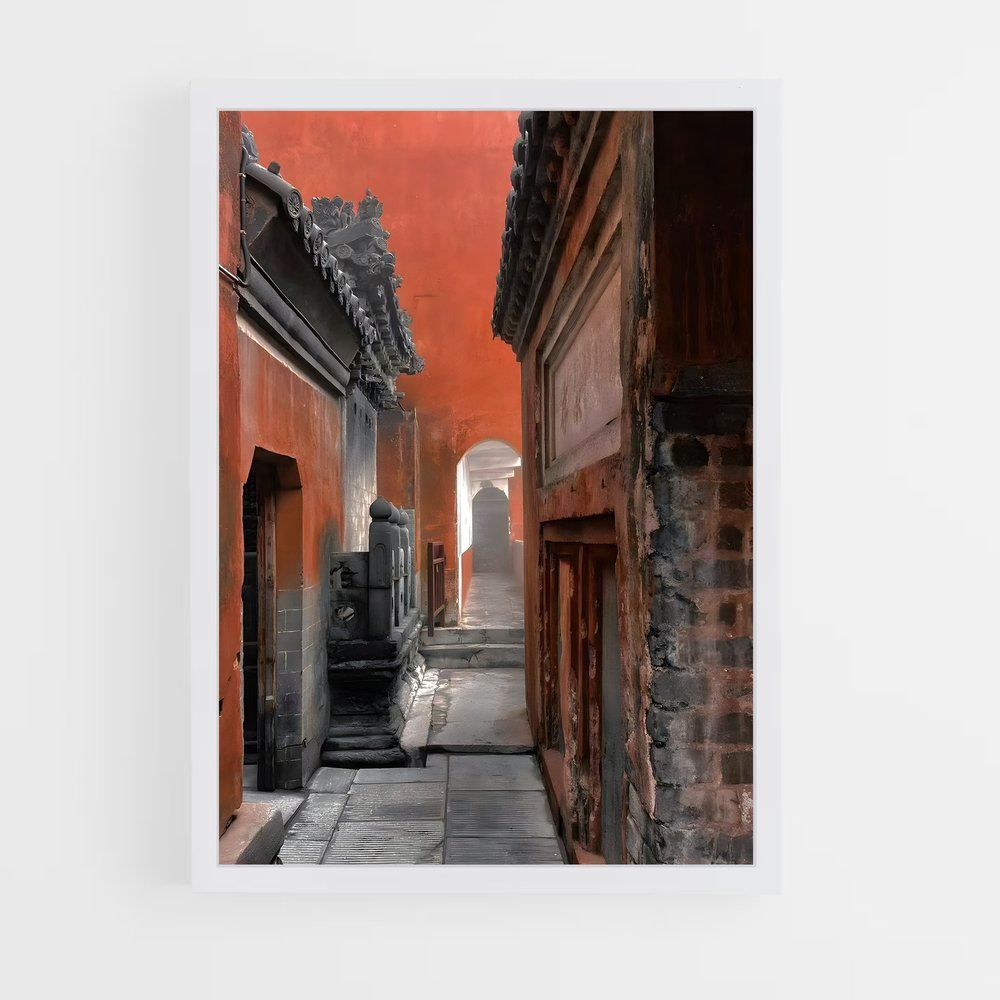 Poster Allée de Pingzhou – affiche Kung Fu (vue 3)